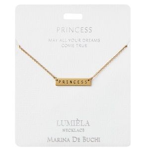Lumiela Marina De Buchi “Princess” Bar Necklace